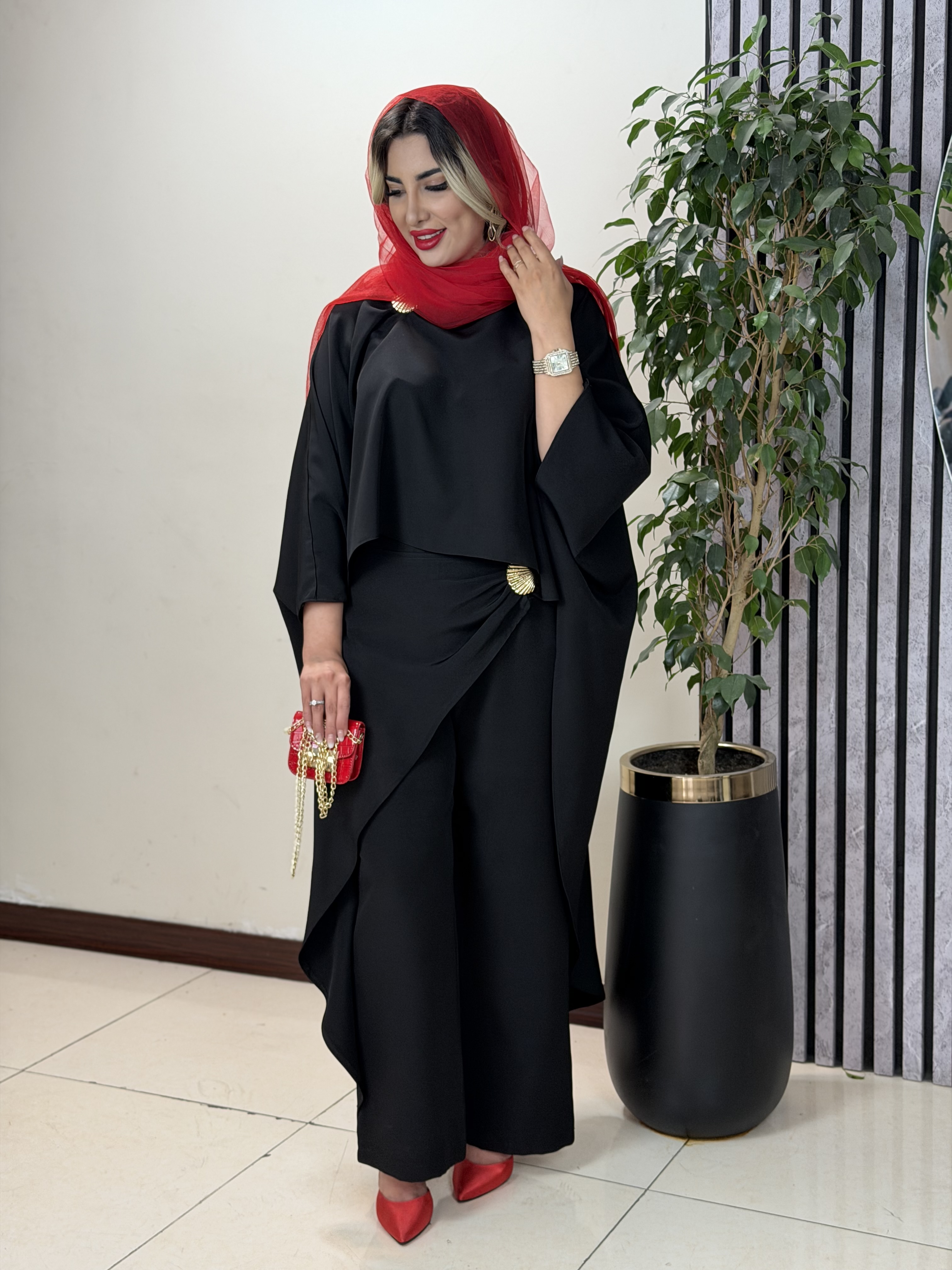ست رویه و شلوار مجلسی زنانه مدل شیلدا