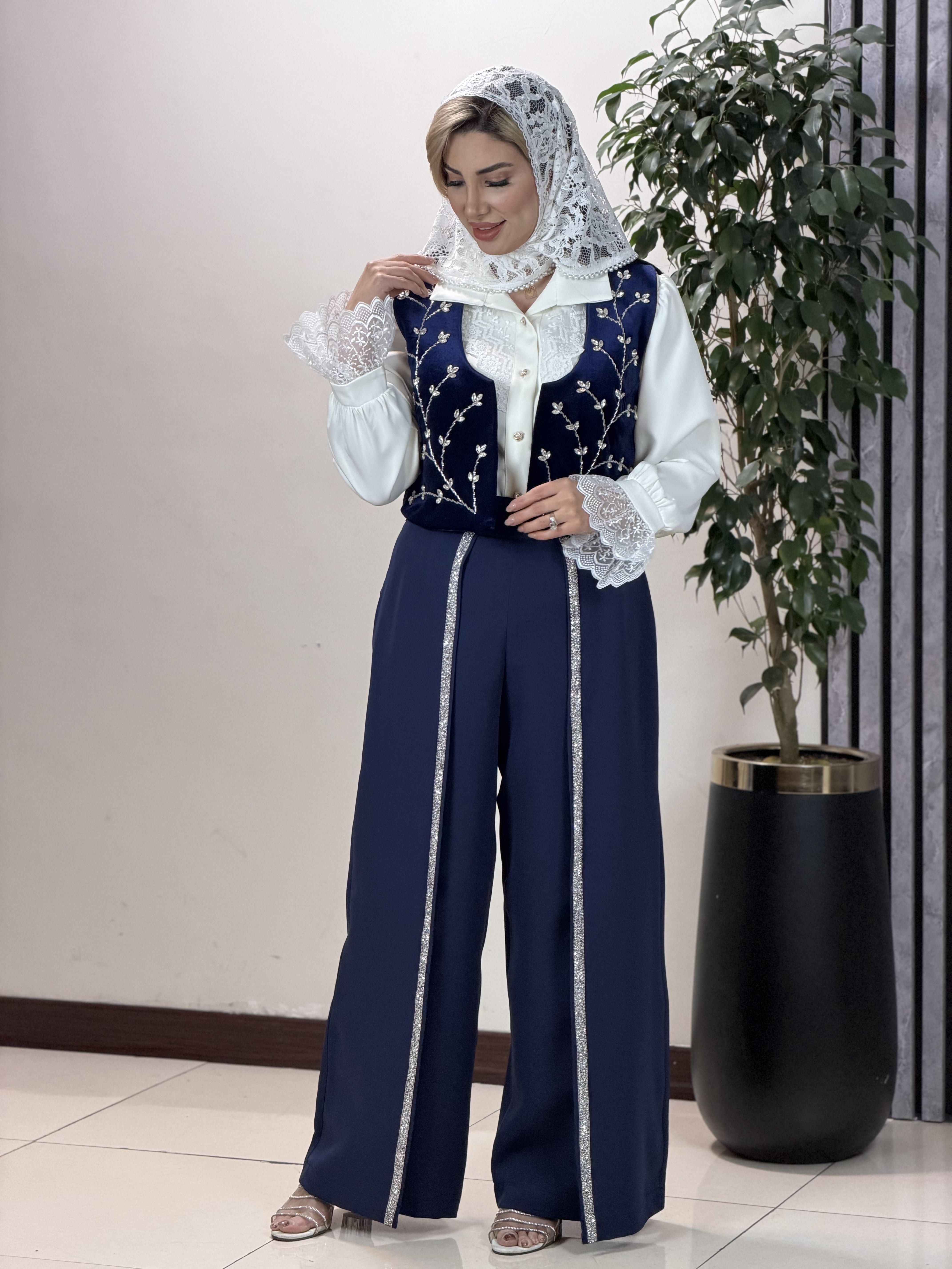 شلوار مجلسی زنانه مدل خوشه